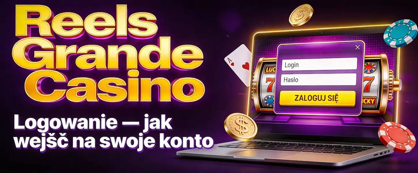 Reels Grande Casino logowanie – przewodnik jak wejść na swoje konto i zacząć grać online.