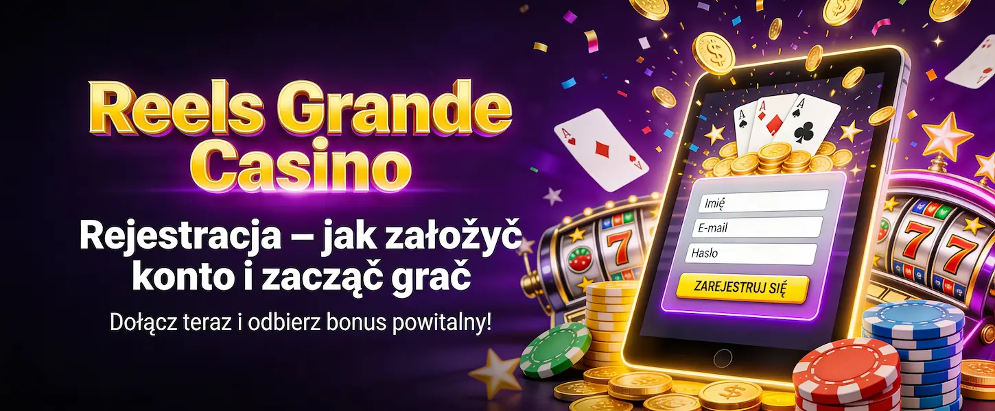 Reels Grande Casino rejestracja – dowiedz się jak założyć konto i zacząć grać online w Polsce.